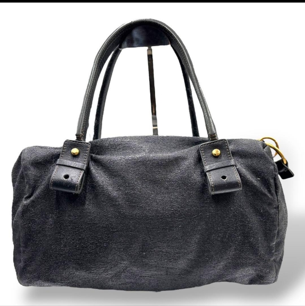 Vintage Chloe Eclipse Distressed Leather Boston Bag - Picture 3 of 11